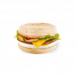 Етти монинг с омлетом и котлетой