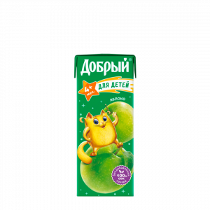 Cок детский в коробке яблоко