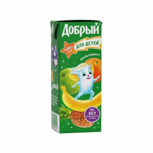 - Сок детский в коробке мультифрукт
